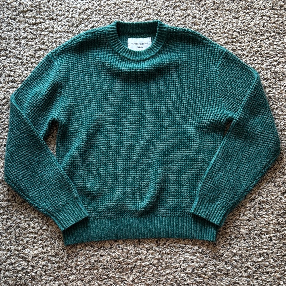 Abercrombie & Fitch Teal Crewneck Sweater